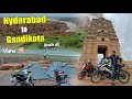 Hyderabad to gandikota fort  grand canyon of india  telugu moto vlogging  chandu manoj 