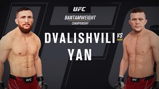 Merab Dvalishvili vs Petr Yan | UFC Bantamweight Championship Fight | UFC Gameplay #ufc #gaming