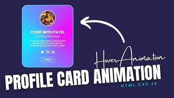 Create a Stunning Glassmorphism Profile Card Using HTML & CSS | Modern UI Design Tutorial