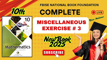 Class 10 Math Chapter 3 Miscellaneous Exercise 3 - Matrices and Determinants - NBF - Federal Board
