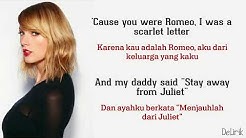 Love Story - Taylor Swift (Lyrics video dan terjemahan)  - Durasi: 3:57. 