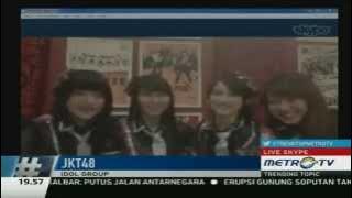Download lagu Skype dg JKT48 - Trending Topic Metro TV - 2015.01.19