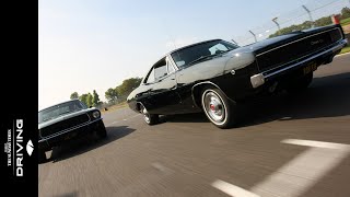 Bullitt recreated: 1968 Ford Mustang GT Fastback vs Dodge Charger R\/T 440