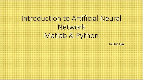 Lập trình Mạng nơ-ron nhân tạo (Matlab + Python) - Bài 0