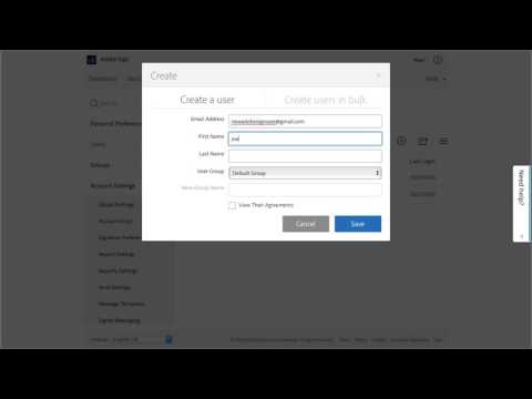 Adding users to your account | Adobe Document Cloud
