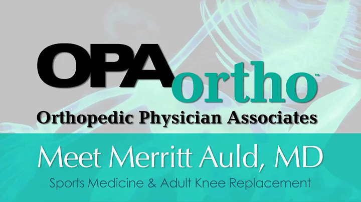 Meet Dr. Merritt Auld