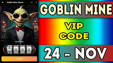24 November Goblin Mine Game VIP Code | Goblin Mine Game Code | Goblin Mine Game Daily Combo |AGP #1