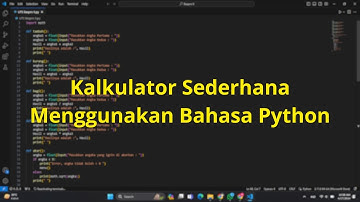 Kalkulator Sederhana Menggunakan Bahasa Python