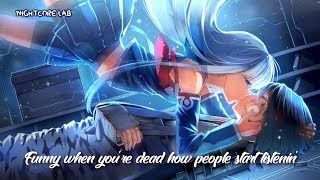 Nightcore - if i die young (lyrics) chords