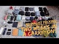 Two Weeks in a Carry-On | Pack Like a Minimalist