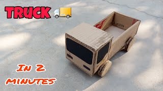 How To Make RC Tipper Truck From Cardboard || Very Simple || The Crafts Crew