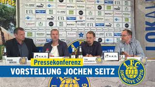 Pressekonferenz zur Vorstellung des neuen Cheftrainers am 29.04.2024