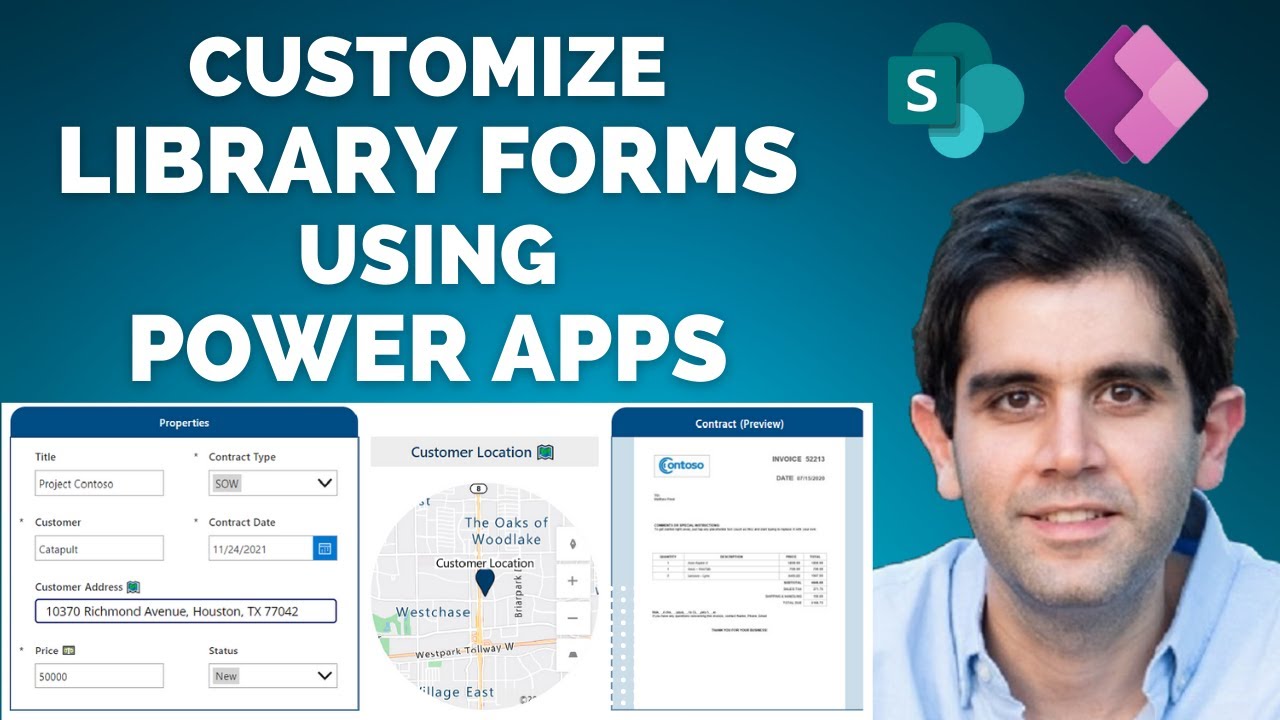 Customize SharePoint Document Library Form using Power Apps - YouTube