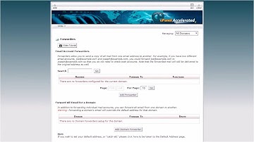 How to setup email forwarding in cPanel