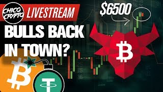 The Bulls Are Back In Town! $6500 The Next Big Move! Could Tether Crash It All?