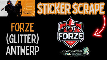 Counter Strike 2 - CS2 - Sticker Scrape | forZe eSports (Glitter) | Antwerp 2022