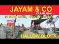 Hollow block manufacturers in karamadai  building materials  jayam  co  wellcomindia