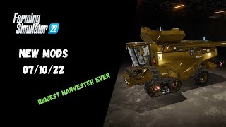 New Mods 07/10/22 - Lizard Colossus, PTO Anything + More - Farming Simulator 22