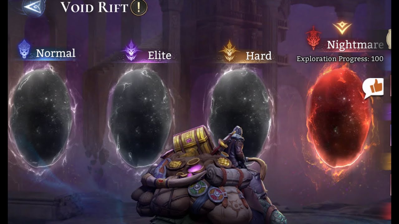 Void Rift Maroon Watcher of Realms Void Rift Nightmare - Laseer Rotation Phase 1 FTP ...