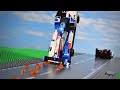 BMW M Hybrid&#39;s Backflip Crash - Lego StopMotion