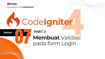 12 - Membuat Validasi pada form Login