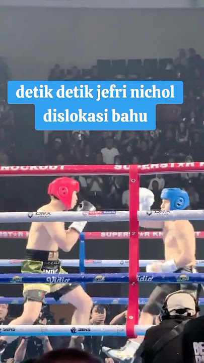 Detik-Detik Jefri Nichol Dislokasi Bahu #elrumi #jefrinichol #boxing #superstarknockout#combatsports