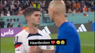 💔Gregg Berhalter \& Team Consoling Pulisic | USA out of World Cup