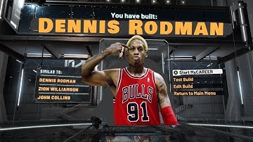 Best Dennis Rodman Build in NBA2K20