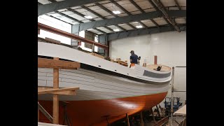 Western Flyer Restoration EP 25 Covering Boards on a wooden boat:  Rebuilding a Wooden Boat