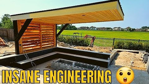 DREAM POOL/BACKYARD Construction Pt 3 - REGAL POOLS - HOUSTON TEXAS - Sunken Firepit, Rain Curtain!!