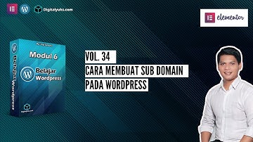 #34.  Cara membuat subdomain pada wordpress