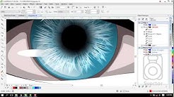 TUTORIAL VECTOR CORELDRAW (BAGIAN MATA) - Durasi: 11.55. 