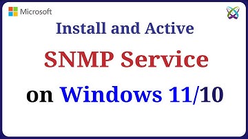 How to Install and Enable SNMP Service on Windows 11 | Windows 10
