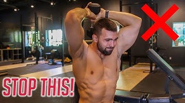 How To PROPERLY Overhead Dumbbell Tricep Extension | 3 Muscle Gain Variations
