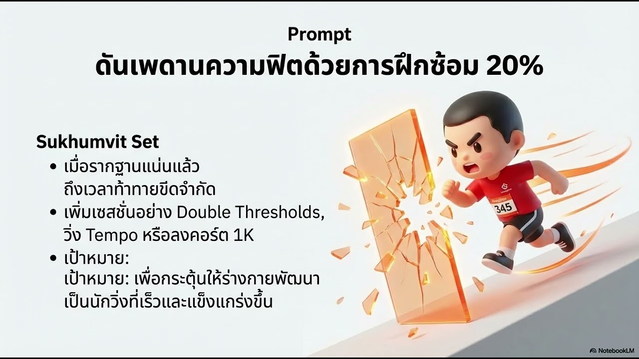 ความลับวิ่งช้า80%/วิ่งเร็ว20% เพื่อเผาผลาญไขมัน Zone2