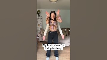 My brain when I’m trying to sleep #dance #trend #shorts #relatable #twins