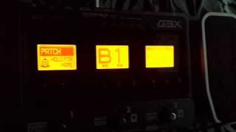 Zoom G3X Set Up