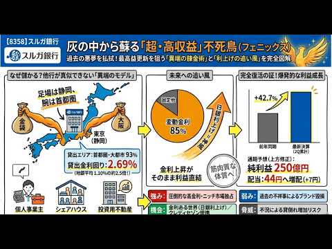 【8358】スルガ銀行、灰の中から蘇った不死鳥を徹底解剖