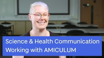 MSc Science & Health Communication - working with AMICULUM | University of Dundee