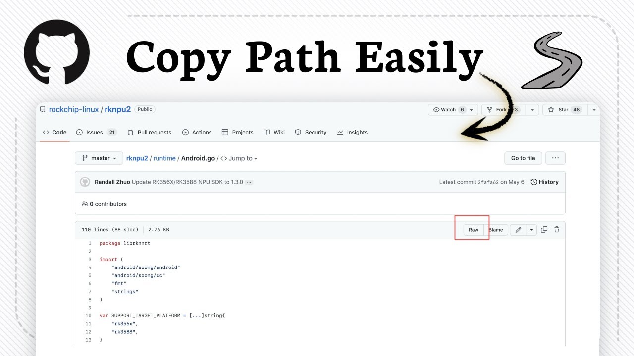 how to copy the file path from GitHub (Locate Easily) - YouTube