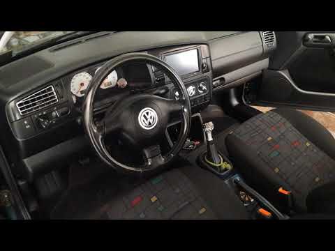 Volkswagen Golf 3 (put steering wheel from MK IV and 2Din radio)