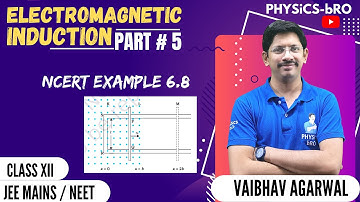 ELECTROMAGNETIC INDUCTION #5 | CLASS 12 PHYSICS | NCERT EXAMPLE 6.8