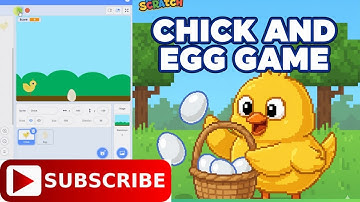 Chick and Egg game | Chick Egg Jumping Game in Scratch | How to make Jumping Game in Scratch Hindi