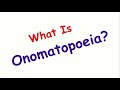 Understanding Onomatopoeia