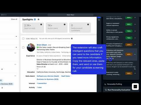 Hikari - AI LinkedIn Recruiting Tool Built by Recruiters video preview 2