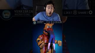 @markiplier  reacts to the animated Bite of 83 Fredbear animation by Yerribrine Resimi