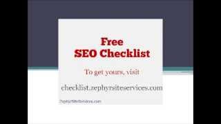 SEO Checklist for Web Designers