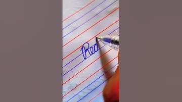 beautiful handwriting | how to improve your English cursive handwriting | cursive writing practice