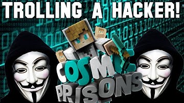 "TROLLING AN AFK HACKER!" Minecraft COSMIC PRISONS (Varon Planet) Funny Trolling Moments