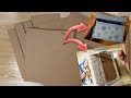 Как из обычного картона сделать красивую  шкатулку/ How to make a box out of cardboard